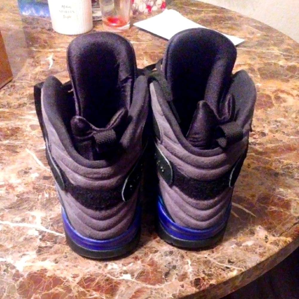 Jordan Bordeaux 7's & Aqua 8's - Picture 2 of 4